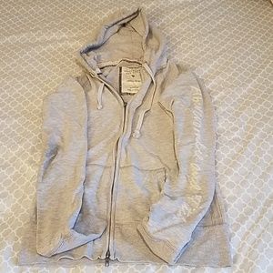 Hooded zip up sweatshirt